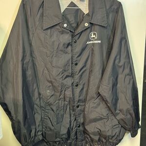 John Deere Black Men's Jacket size Medium